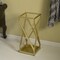 Decorative Gold Square X Design Umbrella Holder Stand for Indoor and Outdoor